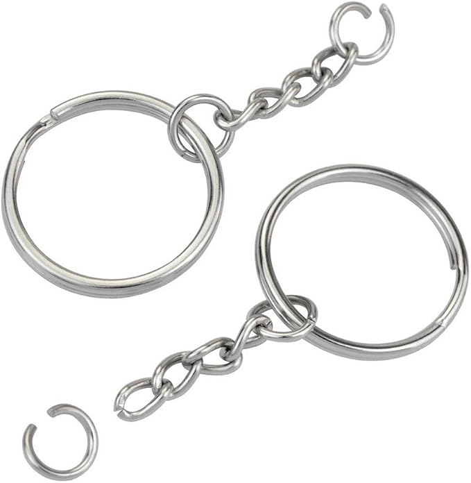 KINGFOREST 50-Piece Split Key Ring Kit - Image 4