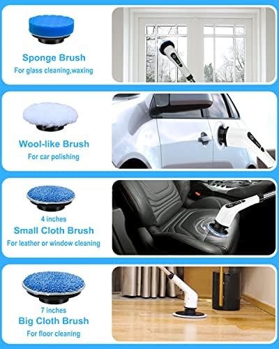 Electric Spin Scrubber, Bathroom Shower Cleaning Brush - Image 6