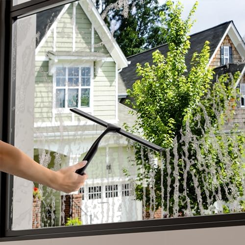 Shower Squeegee for Glass Doors, Shower Squeegee for Tile Shower Walls - Image 3