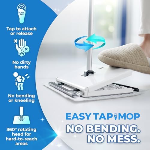 Hands-Free Flat Floor Sweeper Mop - Image 3