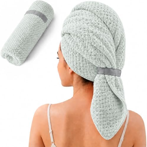 Large Microfiber Hair Wrap Towel by Netcken