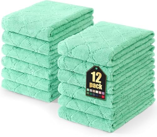 Homaxy 12 Pack Super Soft Absorbent Dish Towels by Homaxy