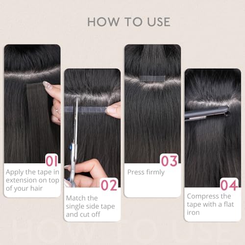 WENNALIFE Hair Extension Tape Roll Single Sided, Transparent Tape - Image 6