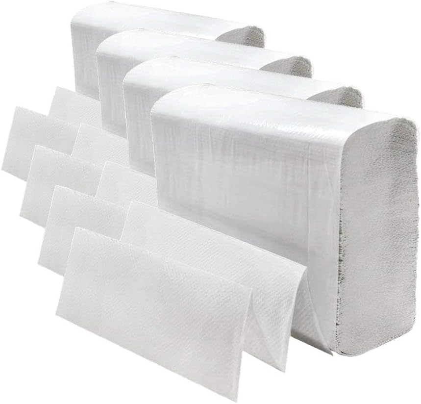 Perfect Stix White MultiFold Paper Towels- 9.2 x 9.2 Sheets. by PerfectStixLLC