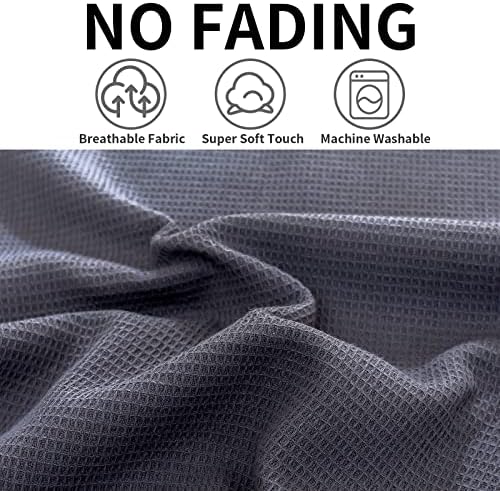 QUILTINA Dish Towels Set, 100% Cotton Waffle Weave Kitchen Towels 6 Pack - Image 3