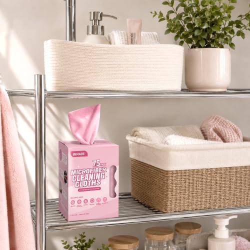 UNIMADE Microfiber Cleaning Cloth, 75 Sheets Microfiber Towels - Image 7