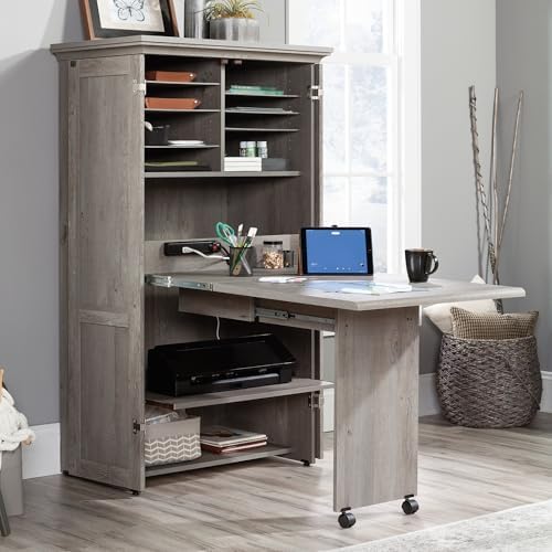 Sauder Miscellaneous Storage Craft & Sewing Armoire, L: 35.112" x W: 21.81" x - Image 6