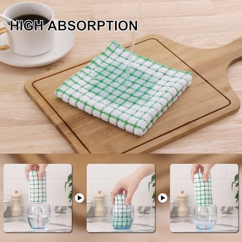Kitinjoy Cotton 5 Pack Terry Kitchen Towels - Image 4