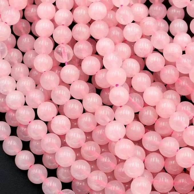 Zenkeeper 108 Pcs Rose Quartz Beads - Image 2