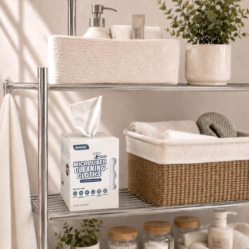 UNIMADE Microfiber Cleaning Cloth, 75 Sheets Microfiber Towels - Image 7