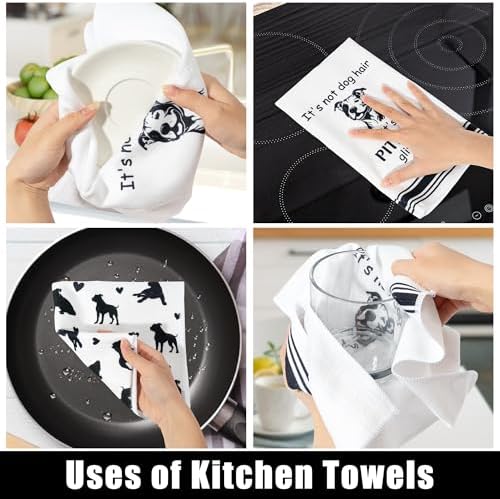 R HORSE Pitbull Kitchen Dish Towel - Image 2