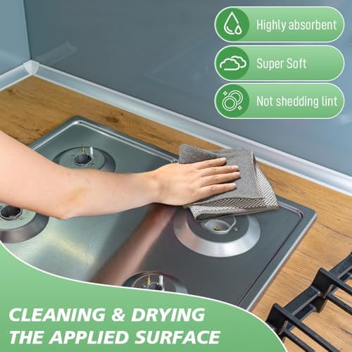 SINLAND Dish Cloth for Washing Dishes Kitchen Washcloth Cleaning Cloth - Image 4
