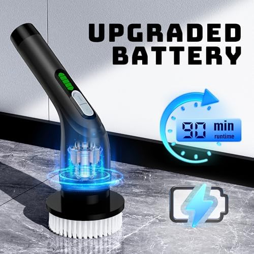Electric Spin Scrubber for Bathroom: Shower Cleaner Brush - Image 2