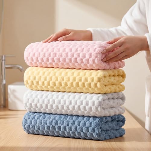 REDKISS 4 Pack Microfiber Bath Towels - Image 4