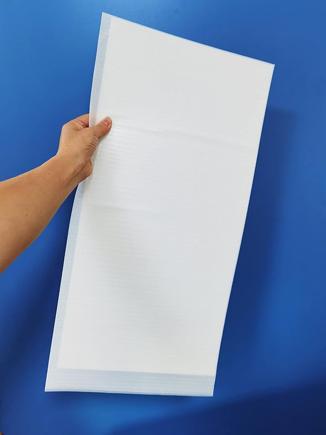 BANLTRE 12 x 24 Flat Packaging Mylar Sheet Milky Translucent PET Blank Stencil Making Sheet for Cutting, Cut Tool Template Material -Thick .01"/10 mil, 8 Sheets (Flat Packaging)