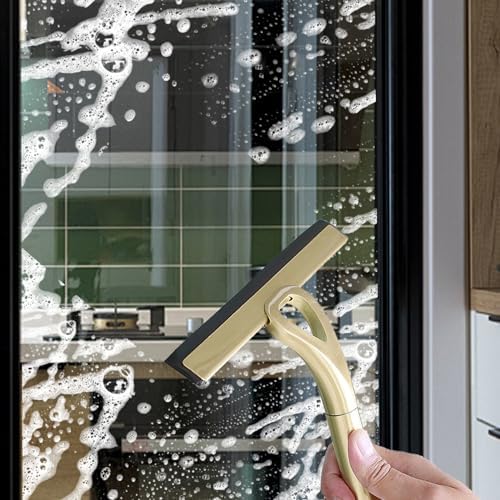 8.9x8.7inch Gold Shower Squeegee Window Squeegee - Image 5