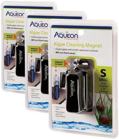 Aqueon Aquarium Algae Scraper, Fish Tank Cleaning Magnets by Aqueon