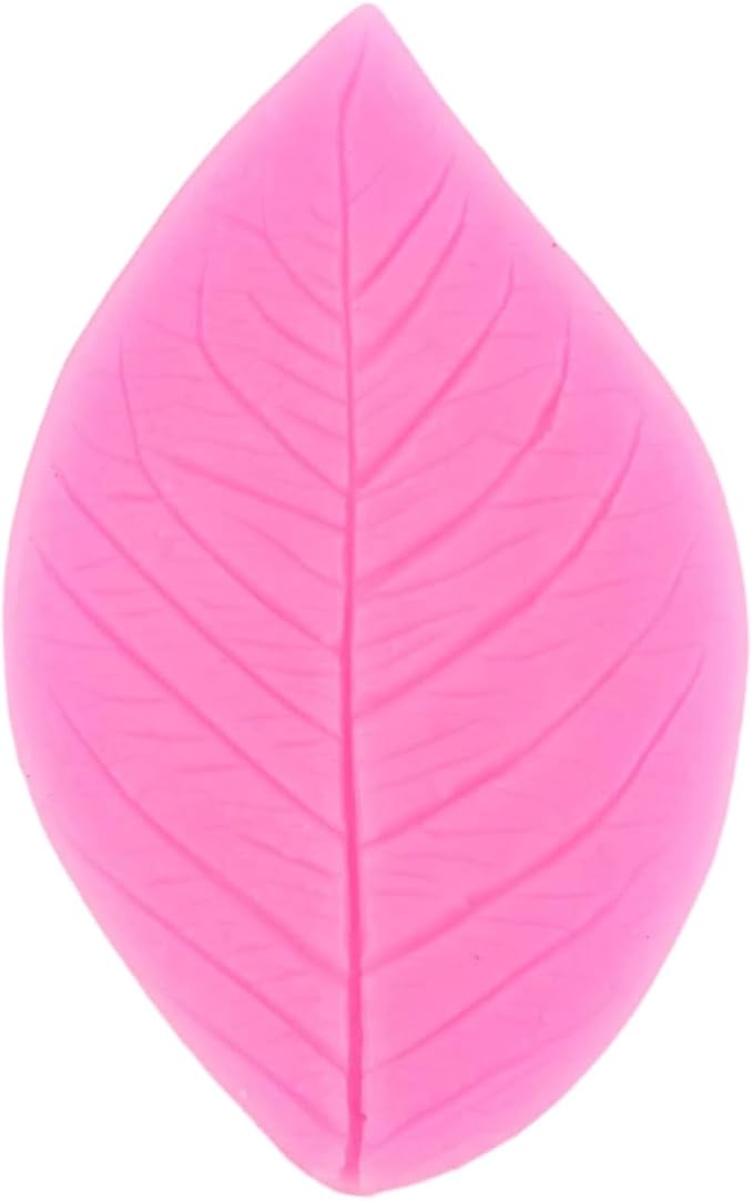 Flower Silicone Veiner Mold Set, Fondant Flower Veining Mold Tulip Orchid Molds Sugar Gum Paste Molds Cake Decoration Tool for Tulips Hibiscus Rose Leaf
