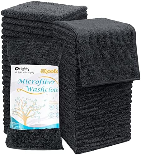 Orighty Washcloths Bulk Towels Set 50 Pack, Highly Absorbent and Super Soft by AllRightinOrighty