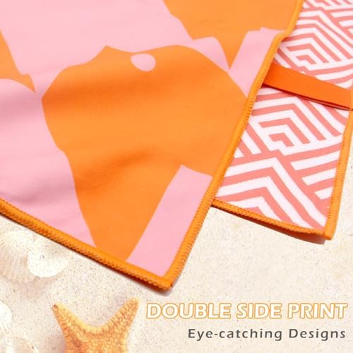 Eunzel Microfiber Beach Towel, Quick Dry Travel Towel Large Sand Free Towel - Image 4