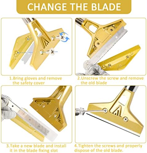 100PCS Replacement Blades for Razor Blade Scraper - Image 4