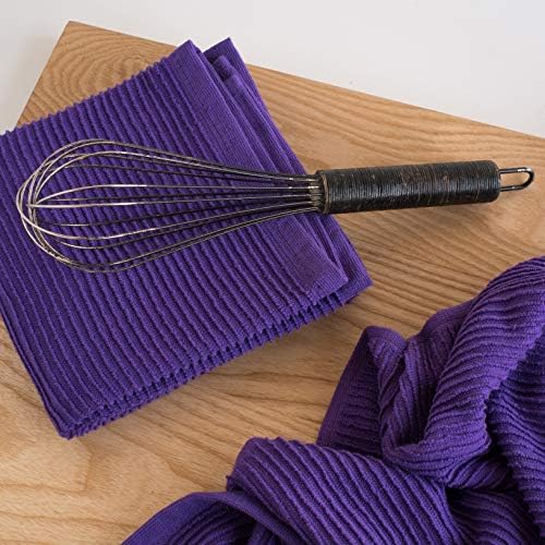 Now Designs Ripple Kitchen Towel, Prince Purple - Image 3