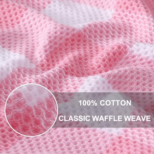 Homaxy 100% Cotton Kitchen Towels and Dishcloths Set of 8 - Image 2