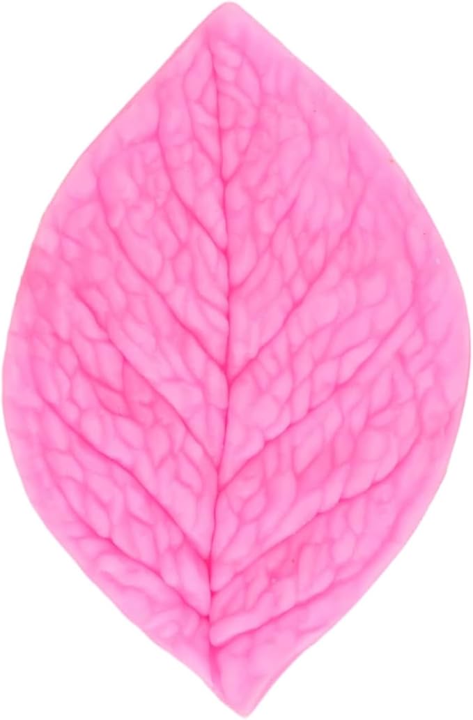 Flower Silicone Veiner Mold Set, Fondant Flower Veining Mold Tulip Orchid Molds Sugar Gum Paste Molds Cake Decoration Tool for Tulips Hibiscus Rose Leaf