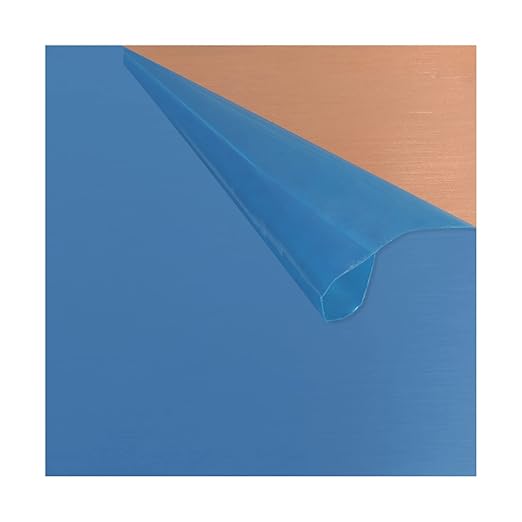 1 Pieces 99.9% Pure Copper Sheet, 12" x 12", 24 Gauge(0.5mm) Thickness, Film Attached Copper Plate, Great for Jewelry, Crafts, modelers