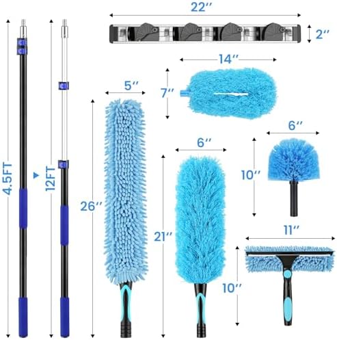 20ft High Reach Extendable Duster Kit - Image 4