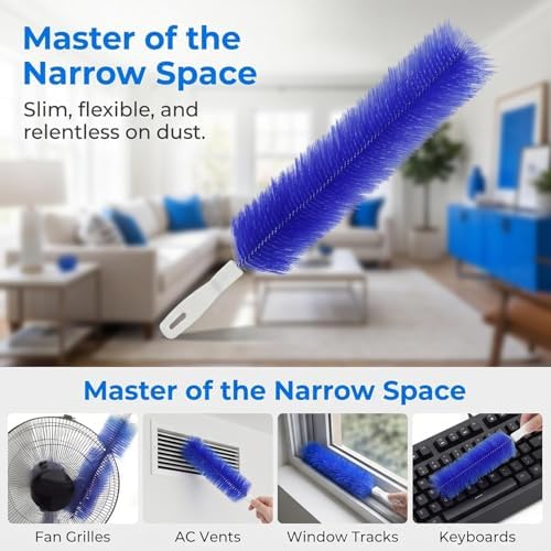 Fan Cleaning Brush, 2026 New Bendable Microfiber Head Dusting Brushes, Air - Image 2