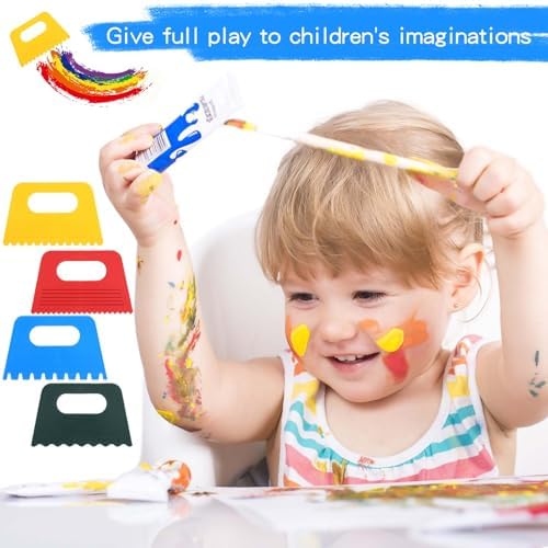Plastic Paint Scraper Tool, Ymapinc Plastic Textured Art Tools, DIY Graffiti - Image 6