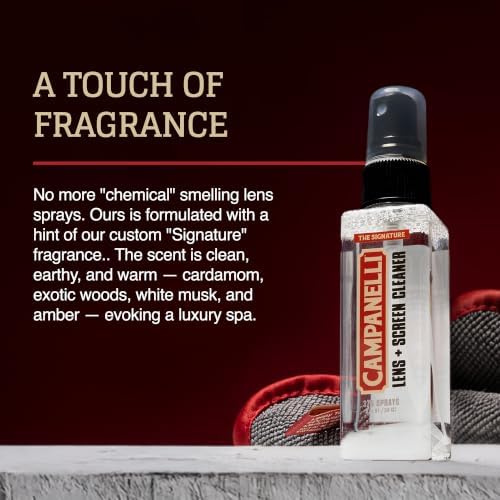 CAMPANELLI Lens & Screen Cleaner Spray, Streak-Free Formula, 2 Fl Oz - Image 6