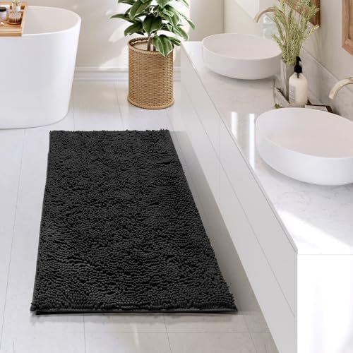 Hearth & Harbor Bathroom Rugs, Chenille Bath Mat - Image 2