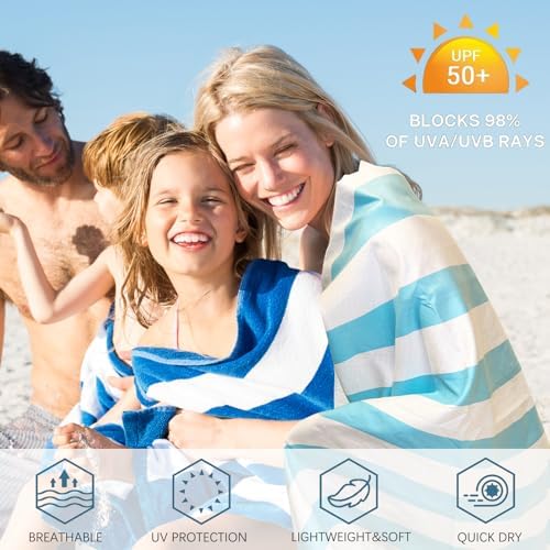 2 Pack Microfiber Beach Towel - Image 2