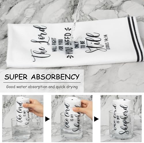 R HORSE 5Pcs Religious Christian Kitchen Towel Dish Towel Baking Lover Gift - Image 5