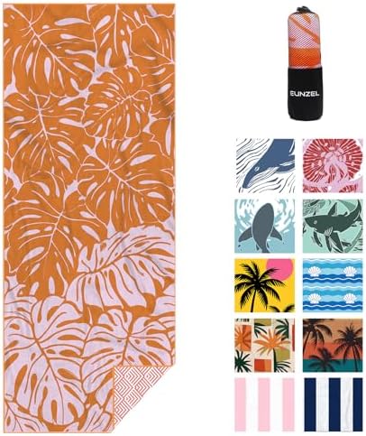 Eunzel Microfiber Beach Towel, Quick Dry Travel Towel Large Sand Free Towel by EUNZEL