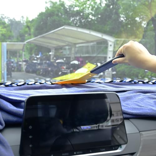 EHDIS Window Tint Squeegee Long Handle Scraper Tool Triangle Slim Foot Tinting - Image 2