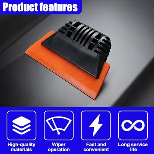 Small Squeegee, Soft Rubber PPF Car Window Tint Squeegee, Vinyl Wrap Scraper - Image 5