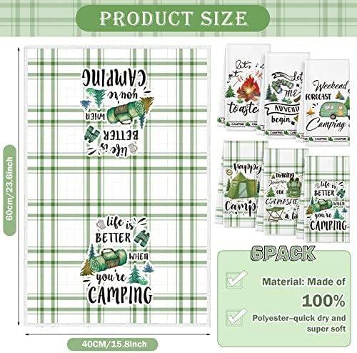 Redbaker 6 Pcs Camping Kitchen Towels - Image 2
