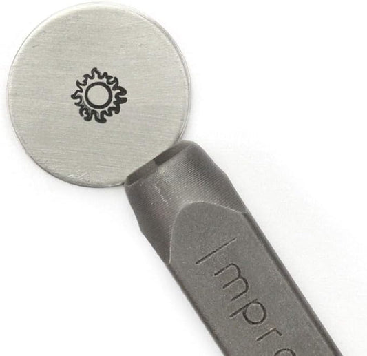 ImpressArt - Sun Metal Stamp, Nature Steel Punch for Unique Designs, Crafts & DIY Projects (6mm)