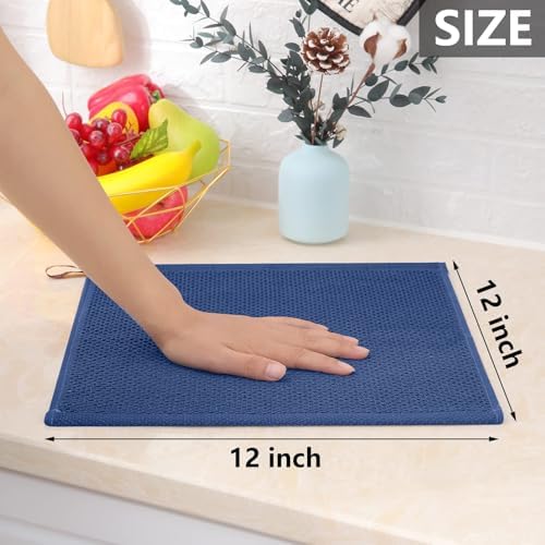 Homaxy 100% Cotton Waffle Weave Kitchen Dish Cloths - Image 5