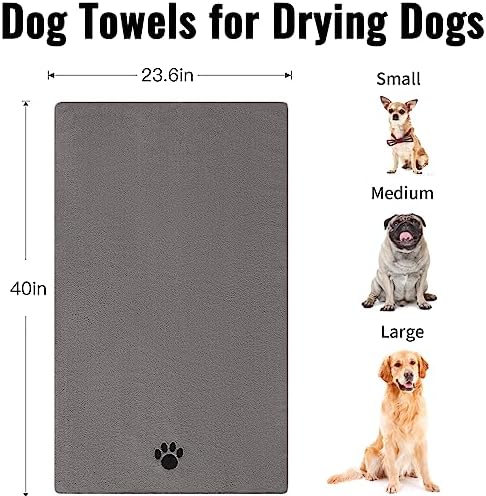 Puomue 3 Pack Microfiber Dog Towels - Image 3