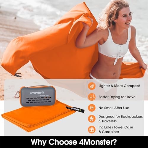 4Monster Quick Dry Travel Towel - Image 2