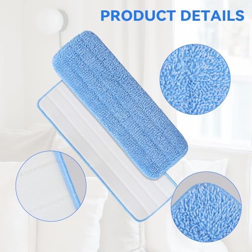 12" Microfiber Pad for Rubbermaid Commercial 12 Inch Mop Head - Image 2