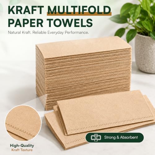 Perfect Stix Kraft Multifold Paper Towels – 1, Restaurant & Restroom Dispensers - Image 5
