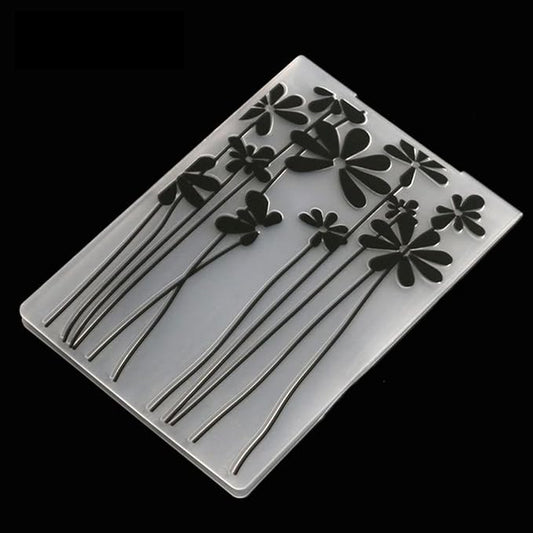 10 Styles Plastic Embossing Folder DIY Craft Template Molds Stamp Stencils Scrapbook Paper Cards Photo Album Making Tool Embossing Folders Handmade Art Craft Supplies Fondant Cake Decorating Mold