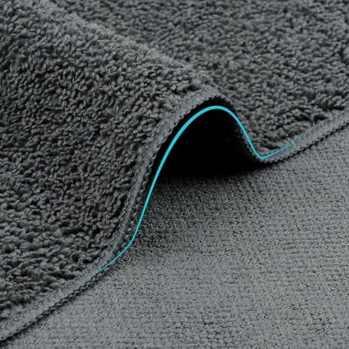 Orighty Washcloths Bulk, 100 Pack Microfiber Face Towels, 12x12 Inch Grey - Image 3