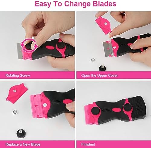 Ainiv Razor Blade Scraper, 2-in-1 Multifunctional Scraper Tool - Image 6