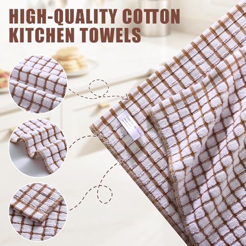 Mordimy Premium Cotton Kitchen Towels 16"x 25", 8 Pack - Image 3